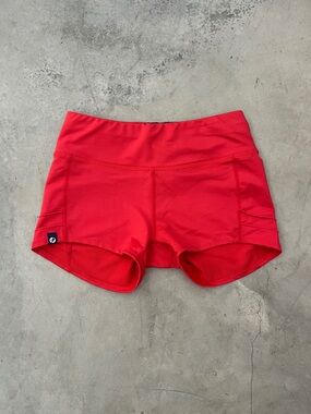 Oiselle Red Athletic Shorts Women’s Size xs